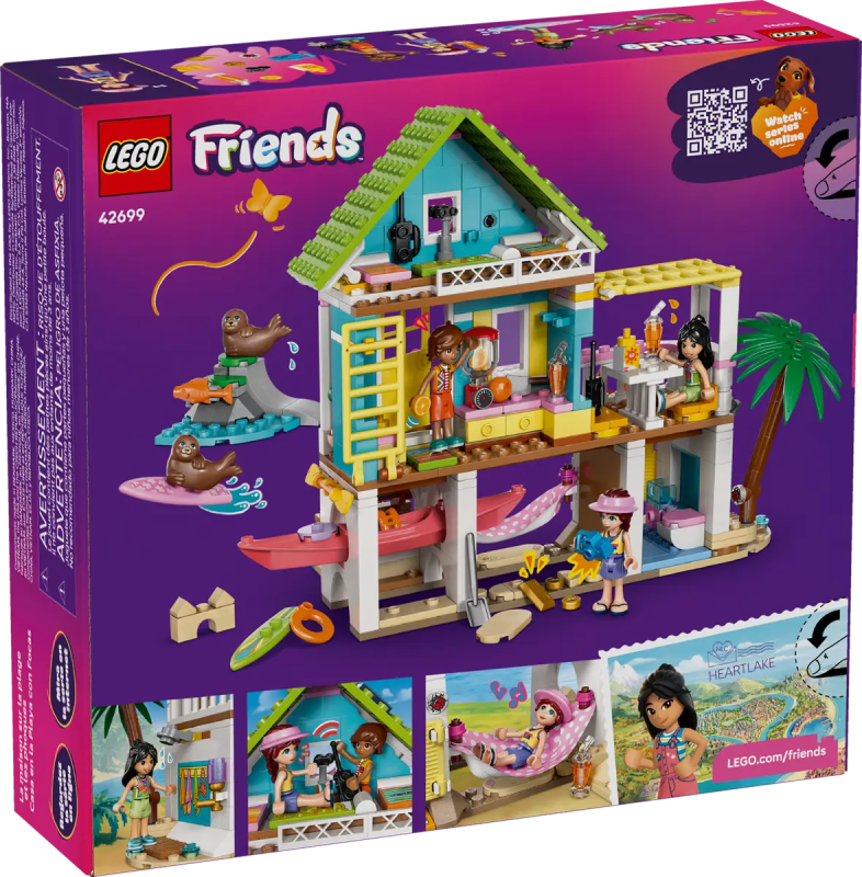 LEGO BEACH HOUSE WITH SEALS