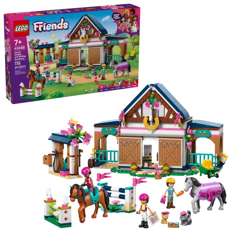 LEGO HORSE STABLE AND RIDING ACADEMY