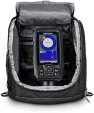 GARMIN STRIKER PLUS 4 ICE FISHING BUNDLE WITH PORTABLE FISHFINDER AND DUAL BEAM-IF TRANSDUCER