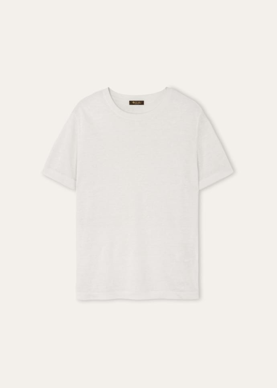 LORO PIANA GARGANO T-SHIRT  LINEN