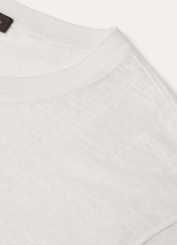 LORO PIANA GARGANO T-SHIRT  LINEN