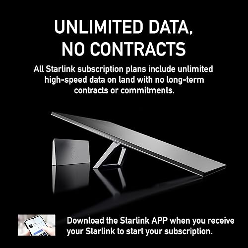 STARLINK GEN 3 KIT HIGH-SPEED SATELLITE INTERNET, PORTABLE WIFI 6 ROUTER, TRAVEL READY
