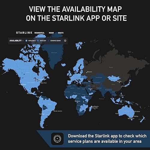 STARLINK GEN 3 KIT HIGH-SPEED SATELLITE INTERNET, PORTABLE WIFI 6 ROUTER, TRAVEL READY