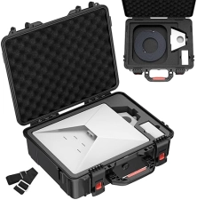 STARLINK MEKEET WATERPROOF HARD CASE FOR STARLINK MINI DISH WITH DUAL CARRY FOAM, TRAVEL READY