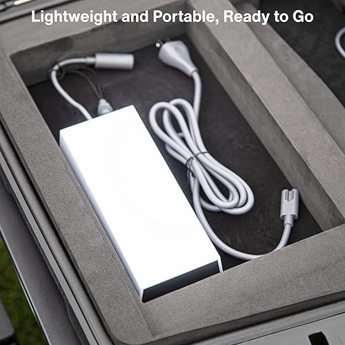 STARLINK STEINWHALE 195W POWER SUPPLY ADAPTER FOR STARLINK GEN 3 WITH DETACHABLE C8 CORD WATERPROOF PORT