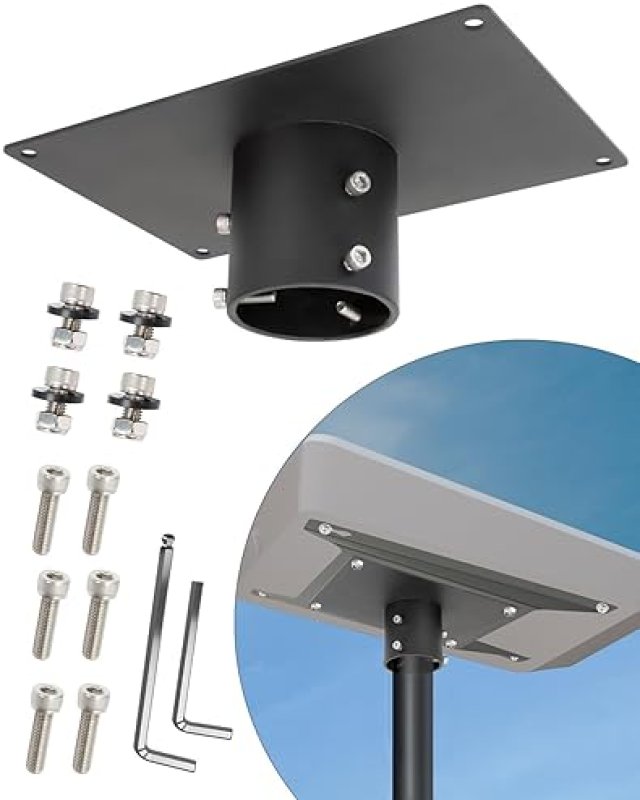 STARLINK FLAT HIGH PERFORMANCE PIPE ADAPTER MOUNTING KIT FOR ANTENNA, POLE, ROOF USE