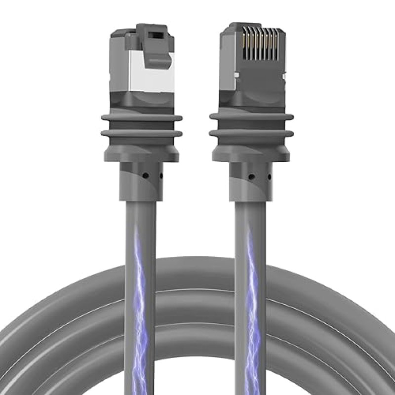 STARLINK GEN 3 50FT OUTDOOR WATERPROOF ETHERNET CABLE FOR STARLINK V3 SATELLITE GRAY