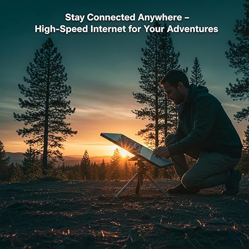 STARLINK MINI 4TH GEN SATELLITE INTERNET KIT PORTABLE HIGH-SPEED RV OFF-GRID WIFI