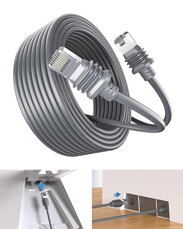 STARLINK GEN 3 100FT WATERPROOF ETHERNET CABLE DURABLE ROUTER EXTENSION FOR INDOOR OUTDOOR