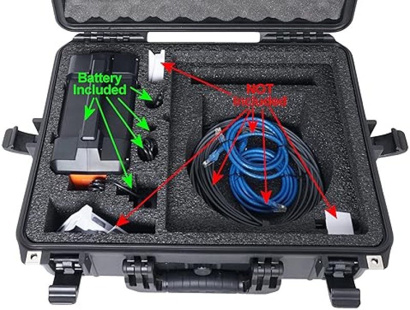 STARLINK PORTABLE BATTERY POWERED STARLINK MINI INTERNET KIT CASE 4.5 HRS RUNTIME FOR CAMPING EMERGENCIES