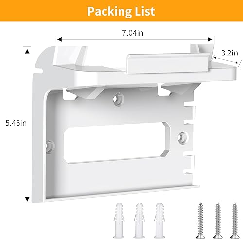 STARLINK GEN 3 ROUTER MOUNT - 2-IN-1 WALL MOUNT KIT FOR ROUTER POWER SUPPLY, SPACE SAVING