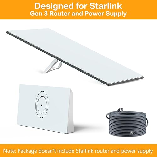 STARLINK GEN 3 ROUTER MOUNT - 2-IN-1 WALL MOUNT KIT FOR ROUTER POWER SUPPLY, SPACE SAVING