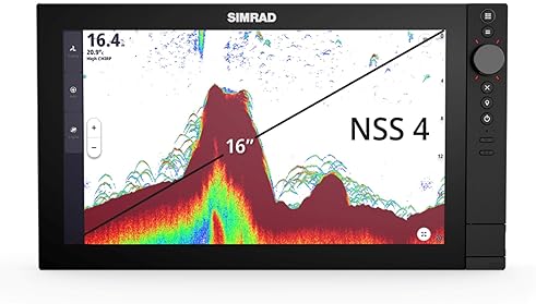 SIMRAD NSS 4 CHARTPLOTTER FISHFINDER WITH SOLARMAX HD DISPLAY MARINE NAVIGATION DEVICE