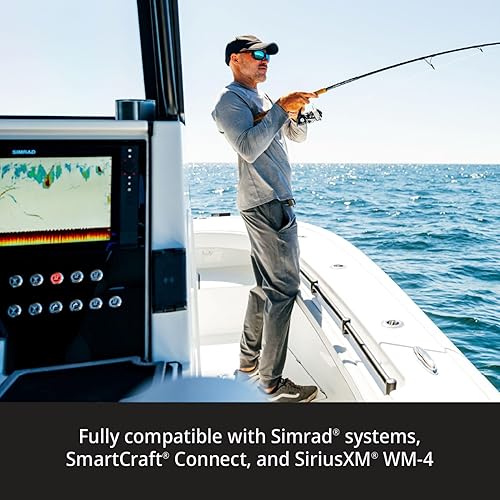 SIMRAD NSS 4 CHARTPLOTTER FISHFINDER WITH SOLARMAX HD DISPLAY MARINE NAVIGATION DEVICE