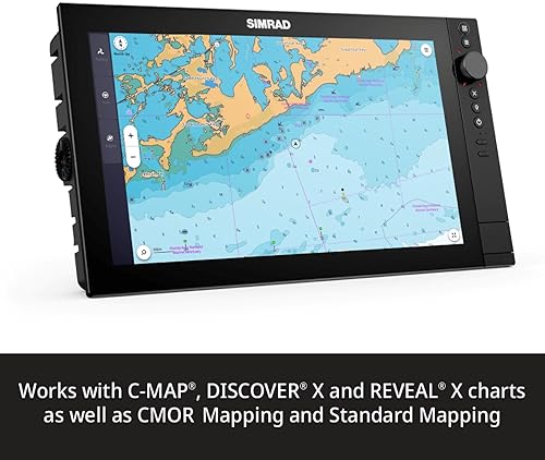 SIMRAD NSS 4 CHARTPLOTTER FISHFINDER WITH SOLARMAX HD DISPLAY MARINE NAVIGATION DEVICE
