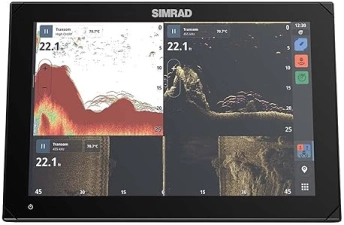 SIMRAD NSX SMART CHARTPLOTTER FISH FINDER WITH C-MAP DISCOVER X MARINE CHARTS