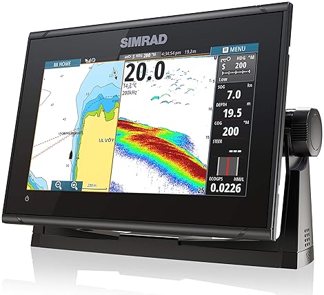 SIMRAD GO9 XSE 9 CHARTPLOTTER WITH C-MAP DISCOVER CARD, BLACK, NO TRANSDUCER 000-13210-002