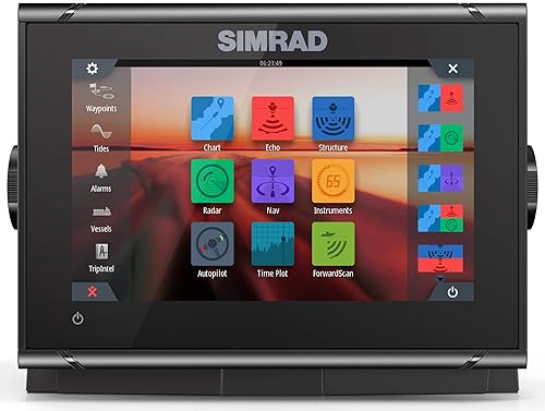 SIMRAD GO7 XSR 7 CHARTPLOTTER WITH C-MAP DISCOVER CARD NO TRANSDUCER INCLUDED
