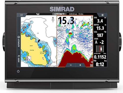 SIMRAD GO7 XSR 7 CHARTPLOTTER WITH C-MAP DISCOVER CARD NO TRANSDUCER INCLUDED