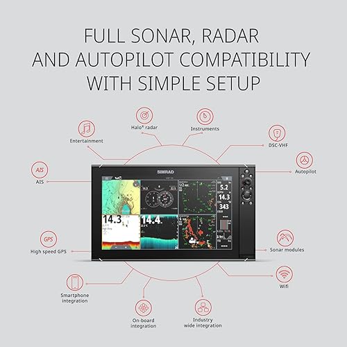 SIMRAD NSS EVO3S MULTIFUNCTION FISH FINDER CHARTPLOTTER 9, 12 16 WITH C-MAP US CHARTS