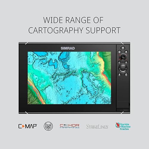 SIMRAD NSS EVO3S MULTIFUNCTION FISH FINDER CHARTPLOTTER 9, 12 16 WITH C-MAP US CHARTS