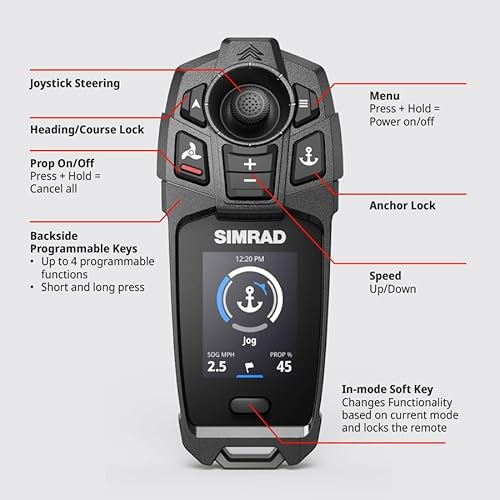 SIMRAD RECON 60 SALTWATER TROLLING MOTOR WITH FREESTEER JOYSTICK REMOTE CONTROL