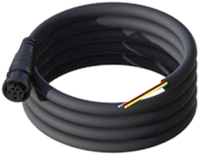 SIMRAD 2M POWER CABLE 4 PIN CONNECTOR TO 4 BARE WIRES FOR POWER, CONTROL BUS ALARM