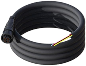 SIMRAD 2M POWER CABLE 4 PIN CONNECTOR TO 4 BARE WIRES FOR POWER, CONTROL BUS ALARM