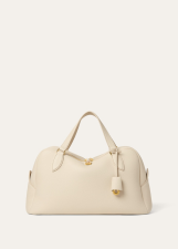 LORO PIANA MEDIUM NEEDLE BAG  CALFSKIN COLOUR BABY CASHMERE/SUN GOLD