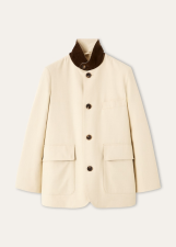 LORO PIANA ROADSTER MINI JACKET  SILK SILENT ARMONY