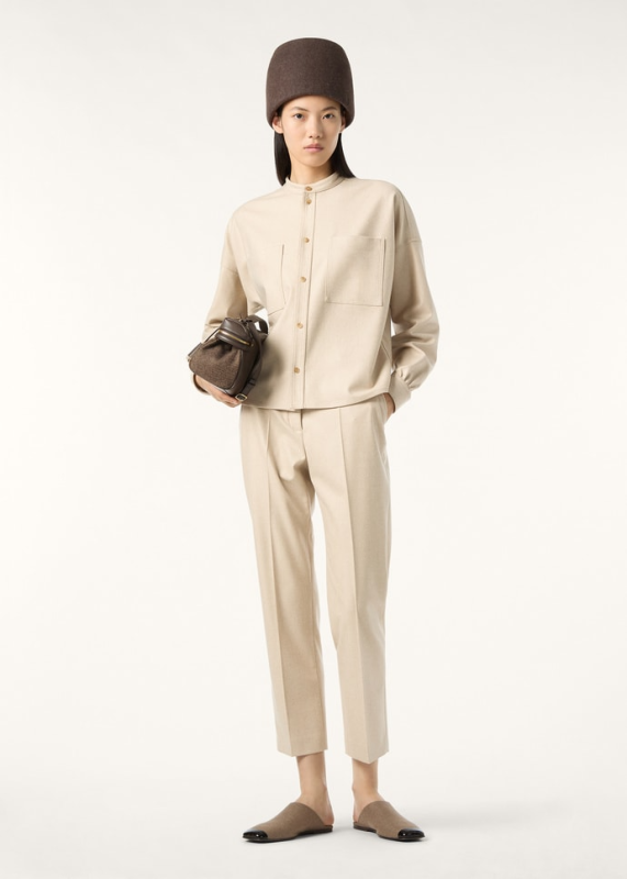 LORO PIANA DERMOT TROUSERS  WISH® WOOL, CASHMERE MAJESTIC WIND