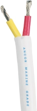 ANCOR MARINE GRADE DUPLEX CABLE, 10 AWG, FLAT RED/YELLOW, 25 FEET