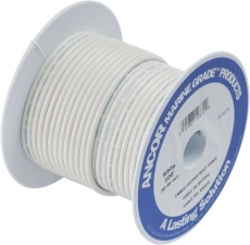 ANCOR MARINE 104910 TINNED COPPER WIRE, 14 AWG (2MM2), WHITE - 100FT