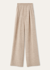 LORO PIANA WILLOW TROUSERS  LINEN, CASHMERE, WISH®  WOOL QUINOA CREAM BIANCORE