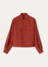 LORO PIANA IDA SHIRT  WOOL DRY ROSES