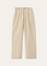 LORO PIANA YOKO TROUSERS  COTTON RAMMED BEIGE