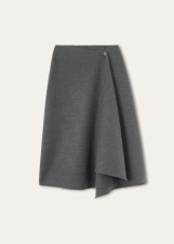 LORO PIANA HAZEL SKIRT  CASHMERE MISTY VALLEY