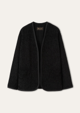 LORO PIANA AMBERLY JACKET  SILK BLACK