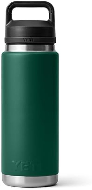 YETI RAMBLER 26 OZ STAINLESS STEEL VACUUM INSULATED BOTTLE WITH LEAKPROOF CHUG CAP
