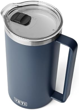 YETI RAMBLER 64 OZ NAVY PITCHER VACUUM INSULATED STAINLESS STEEL WITH MAGSLIDER LID