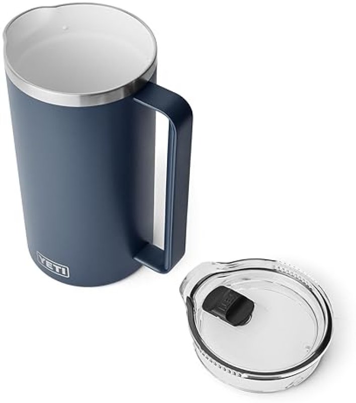 YETI RAMBLER 64 OZ NAVY PITCHER VACUUM INSULATED STAINLESS STEEL WITH MAGSLIDER LID