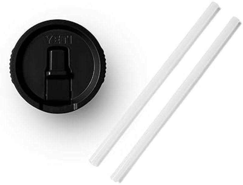 YETI RAMBLER 20 OZ TRAVEL MUG WITH FLIP STRAW LID STAINLESS STEEL, LEAKPROOF, INSULATED