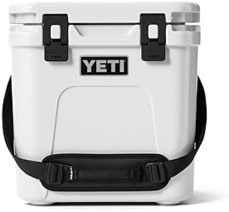 YETI ROADIE 24 2.0 HARD COOLER WITH DOUBLEDUTY SHOULDER STRAP AND BUILT-IN DRAIN PLUG