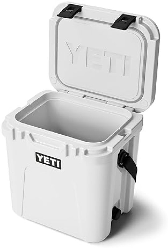 YETI ROADIE 24 2.0 HARD COOLER WITH DOUBLEDUTY SHOULDER STRAP AND BUILT-IN DRAIN PLUG