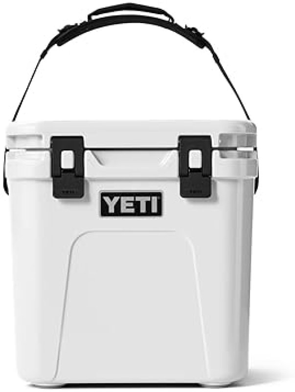 YETI ROADIE 24 2.0 HARD COOLER WITH DOUBLEDUTY SHOULDER STRAP AND BUILT-IN DRAIN PLUG