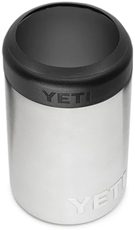 YETI RAMBLER 12 OZ CAN INSULATOR STAINLESS STEEL COLSTER FOR STANDARD CANS, NO INSERT