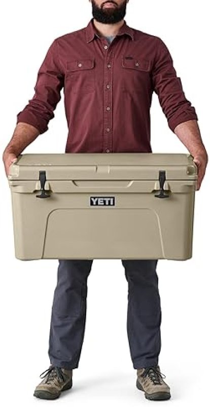YETI TUNDRA 65 COOLER DURABLE, HEAVY-DUTY INSULATED OUTDOOR ICE CHEST FOR CAMPING FISHING