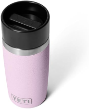 YETI RAMBLER 12 OZ STAINLESS STEEL TRAVEL BOTTLE, VACUUM INSULATED, LEAKPROOF CHERRY BLOSSOM CAP