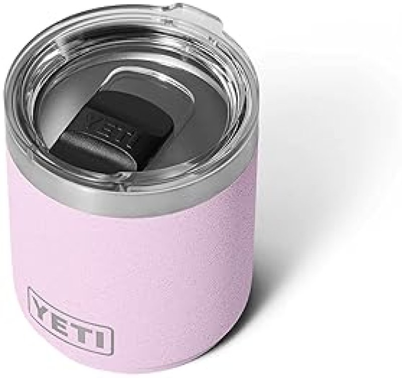 YETI RAMBLER 10 OZ STACKABLE LOWBALL 2.0 VACUUM INSULATED STAINLESS STEEL CHERRY BLOSSOM MUG