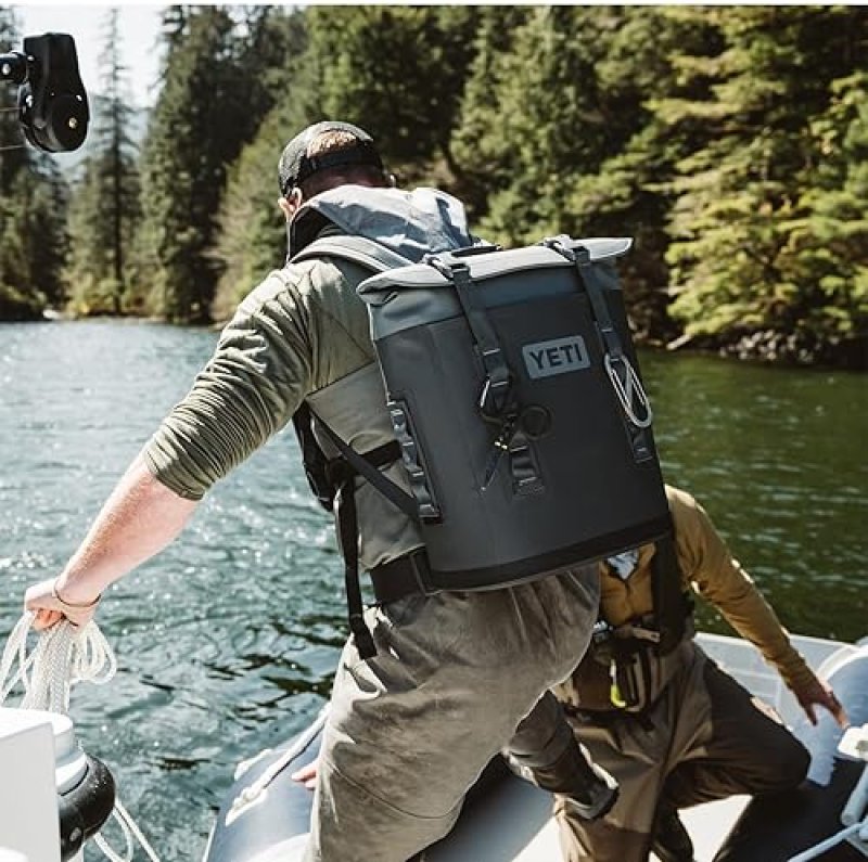 YETI HOPPER M SERIES SOFT SIDED BACKPACK COOLER WITH MAGSHIELD ACCESS DURABLE PORTABLE
